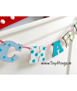 Letter bunting  7 letters (boys)
